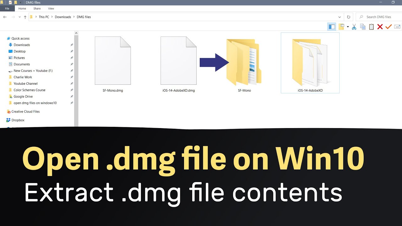 fichier dmg sur windows 7